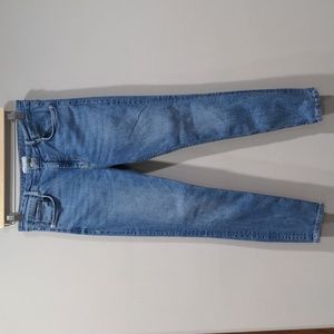 Zara Women's High Rise Skinny Jean Size 10 Light Wash *Flaw